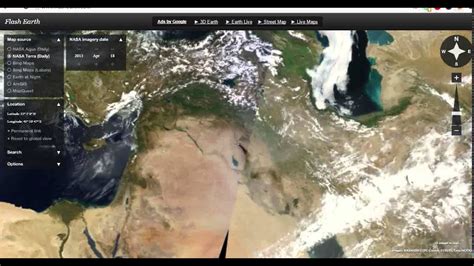 flash earth zoom satellite.